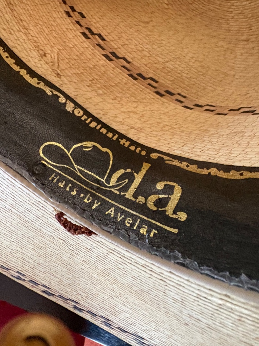 D.A. Hats by Avelar Authentic Sahuayo Palm Leaf Gus Cowboy Hat - Size 6 (21”) - Picture 16 of 17